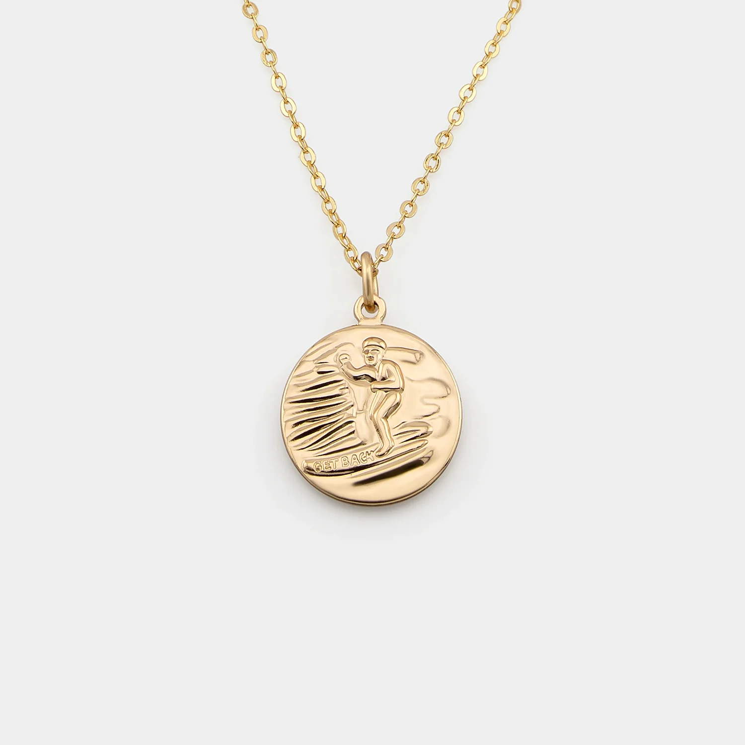 Medium - Gold / Aqua White - Image 7