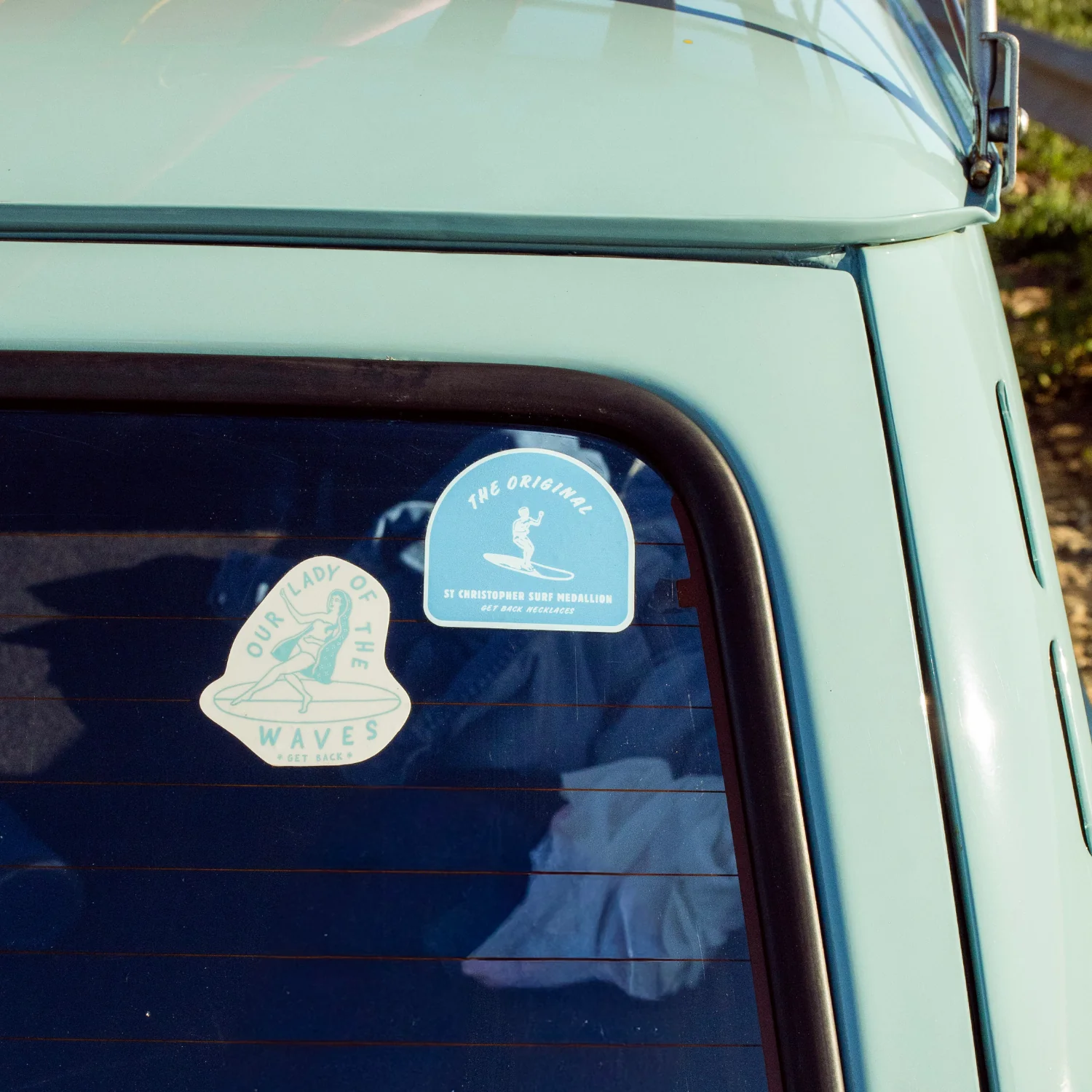 Our Lady of The Waves Sticker - Image 3